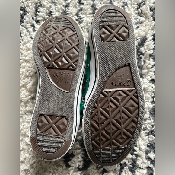 Converse Chuck Taylor All Star Canvas Green Men's Size 11/Womens 13 GUC - Picture 6 of 8